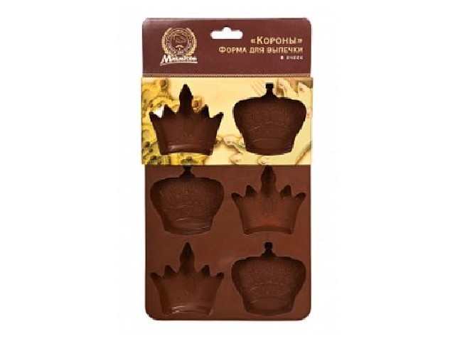 Форма из силикона Короны 26х17см 6 ячеек MARMITON